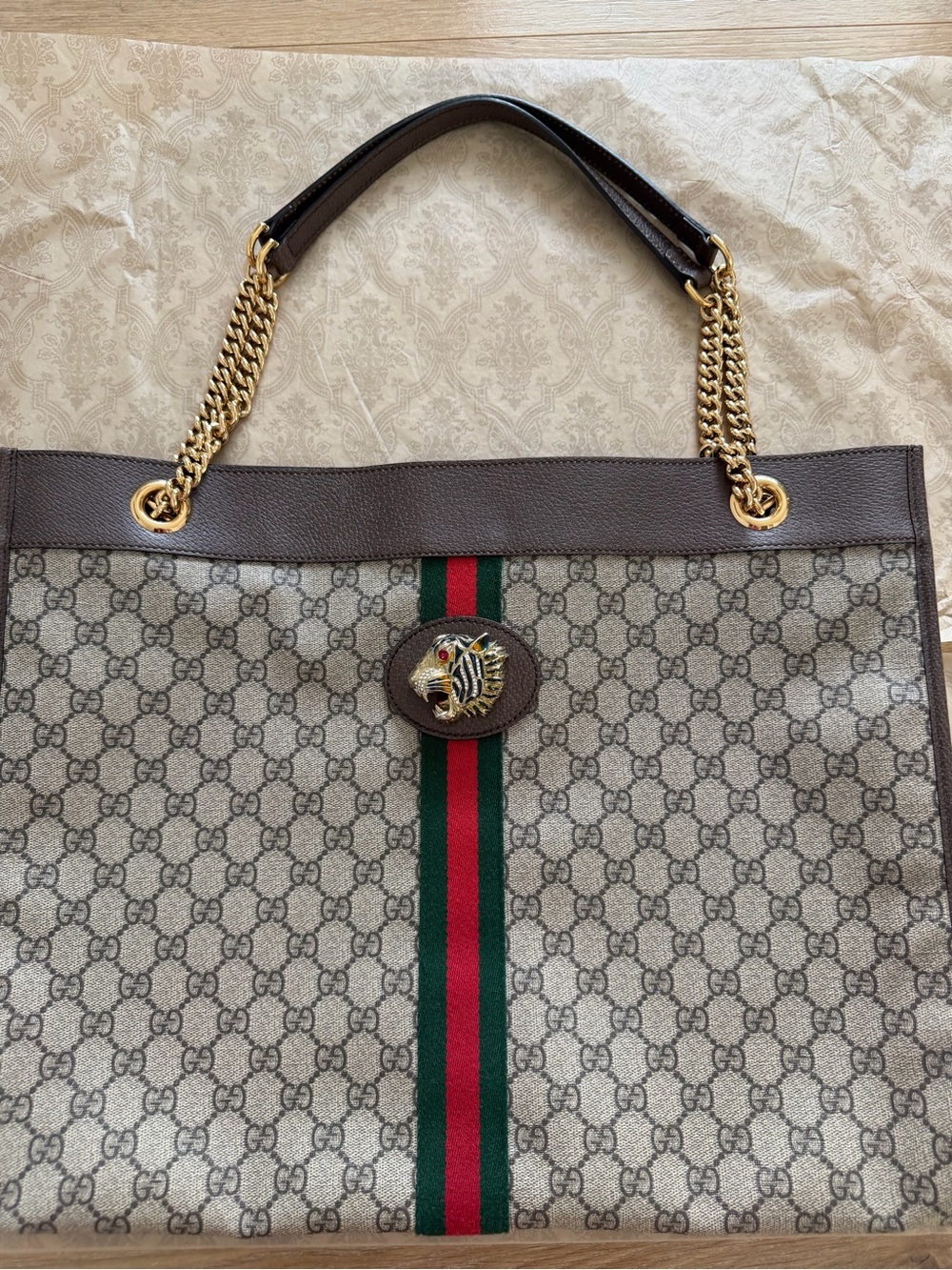 Gucci Brown GG Tote